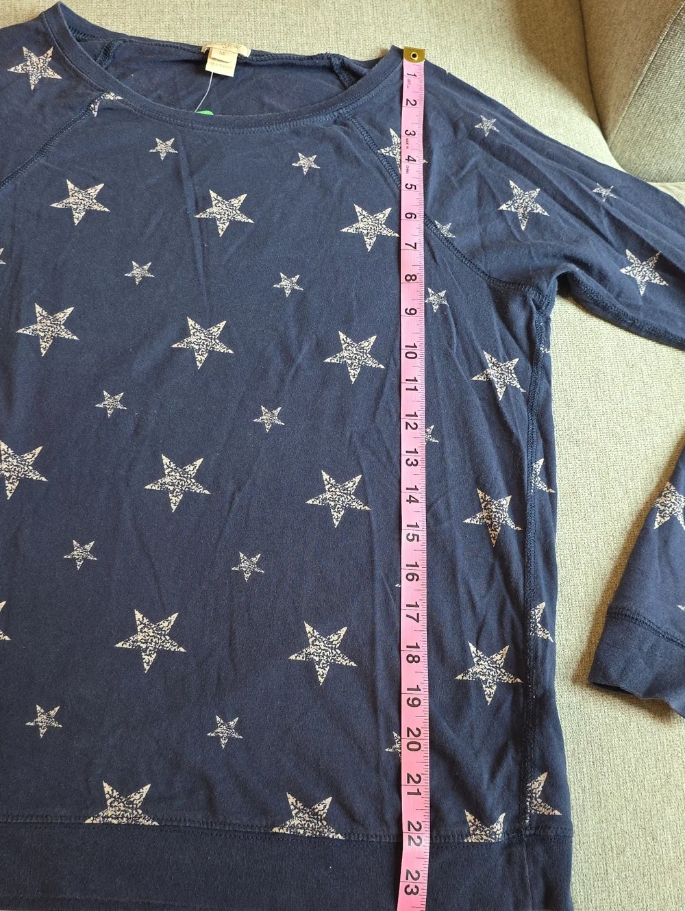 J.Crew Cotton L/S T Shirt Med